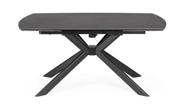 Mesa extensible acero negro Janika