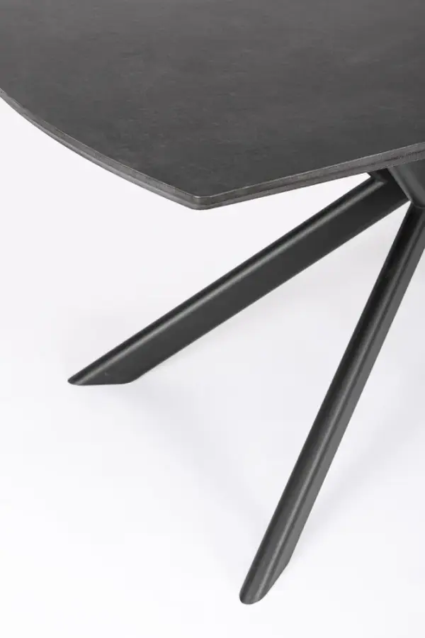 Mesa extensible acero negro Janika
