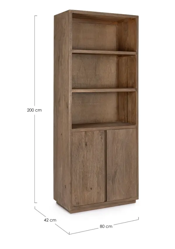 Librería de madera de mango Elswick