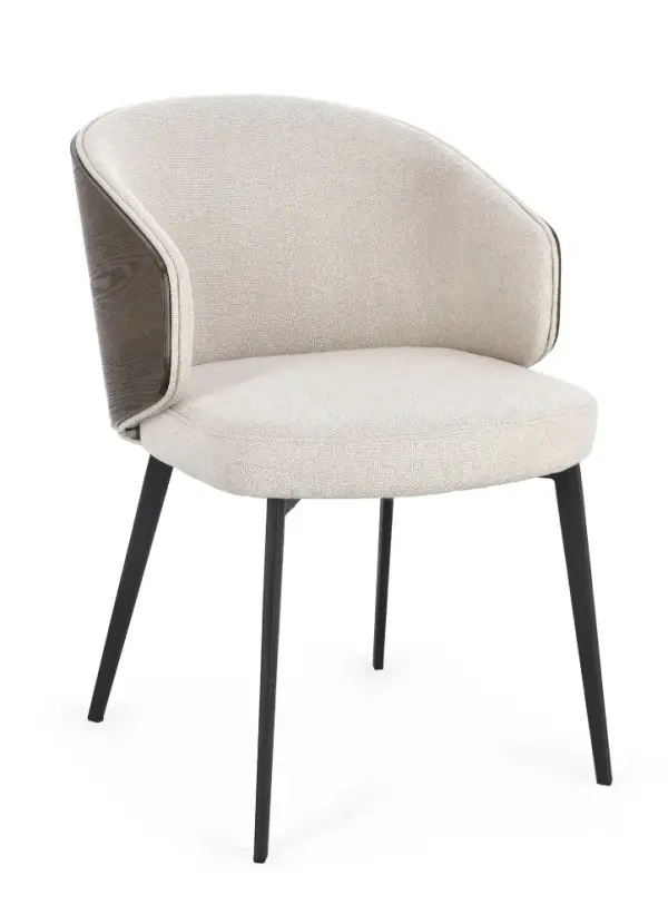 Silla de comedor beige claro Kinsley