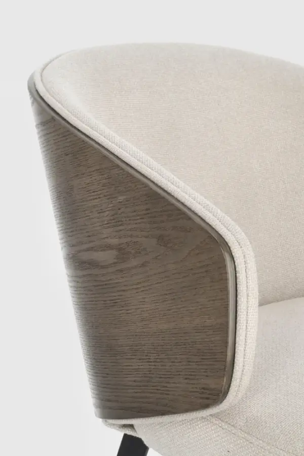 Silla de comedor beige claro Kinsley