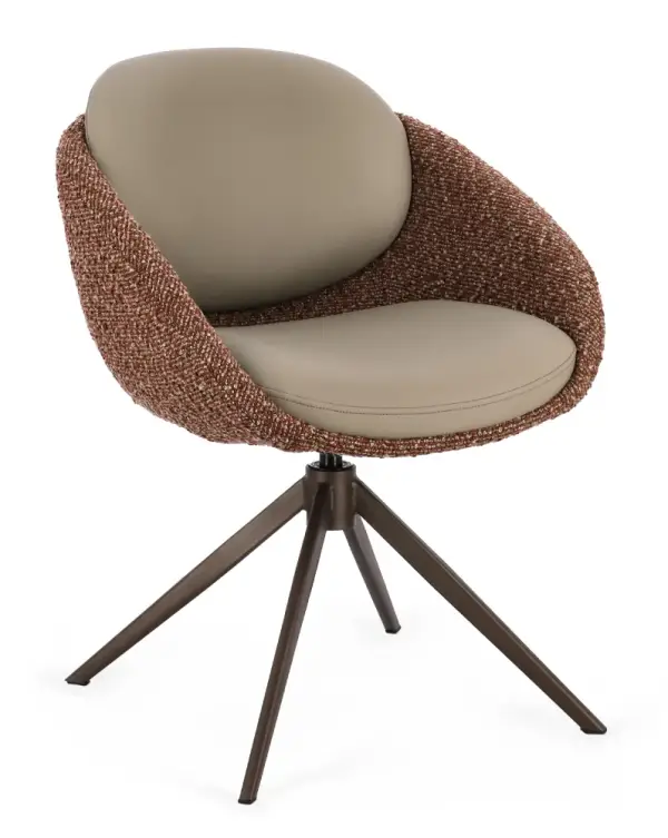 Silla giratoria rojiza Averik