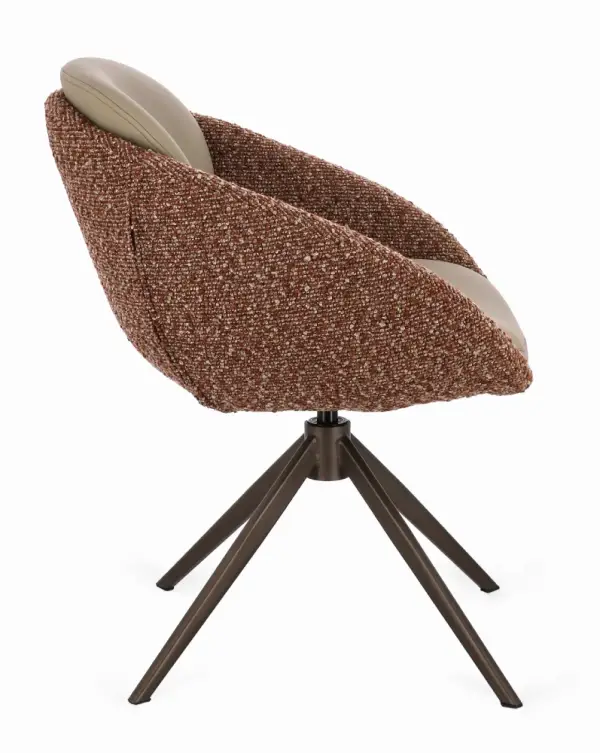 Silla giratoria rojiza Averik