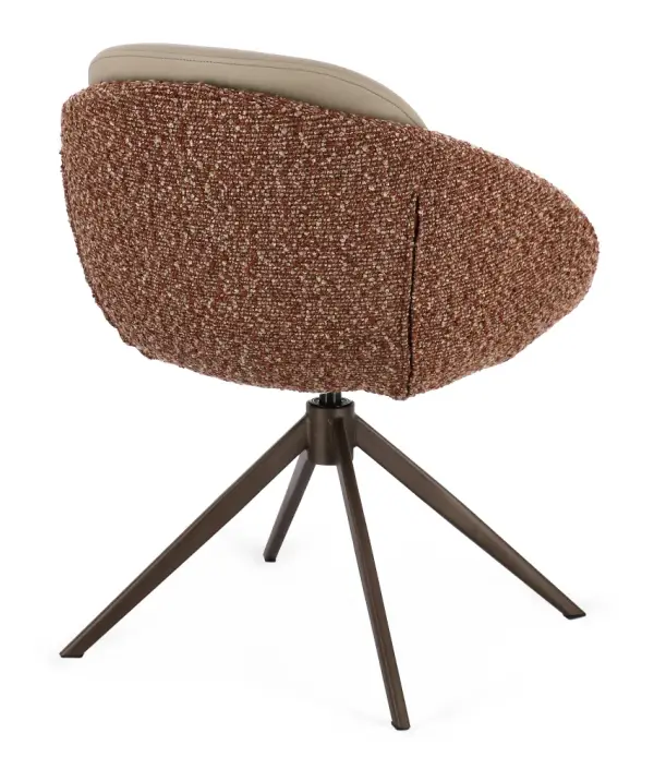 Silla giratoria rojiza Averik