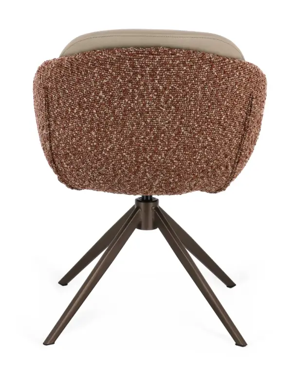 Silla giratoria rojiza Averik