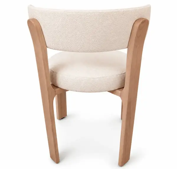 Silla tapizada nórdica Idun