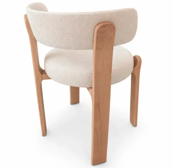 Silla tapizada nórdica Idun