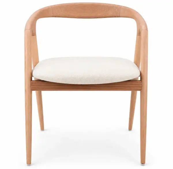 Silla tapizada nórdica Aria