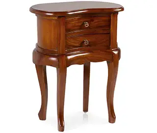 Mesita de noche 2 cajones Vintage Angela