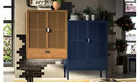 Aparador 2 puertas rejilla industrial Loft Fusion
