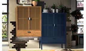 Aparador 2 puertas rejilla industrial Loft Fusion Aparador 2 puertas rejilla industrial Loft Fusion