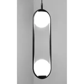 Lámpara de techo dos esferas de cristal C_Ball