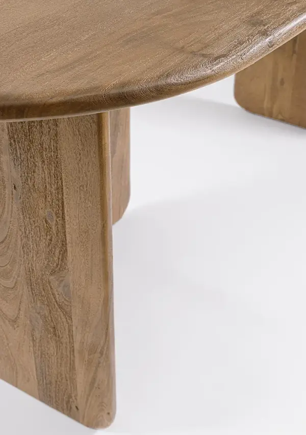 Mesa de comedor madera maciza Nayana