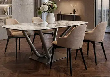 Comedor completo 4 sillas y mesa de comedor Senzo Tonin