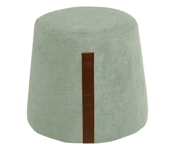 Puff tapizado menta Bruno