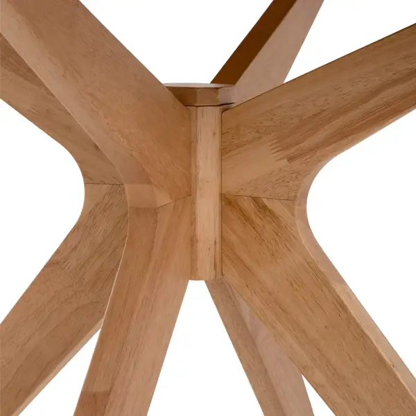 Mesa de comedor redonda roble Carmel