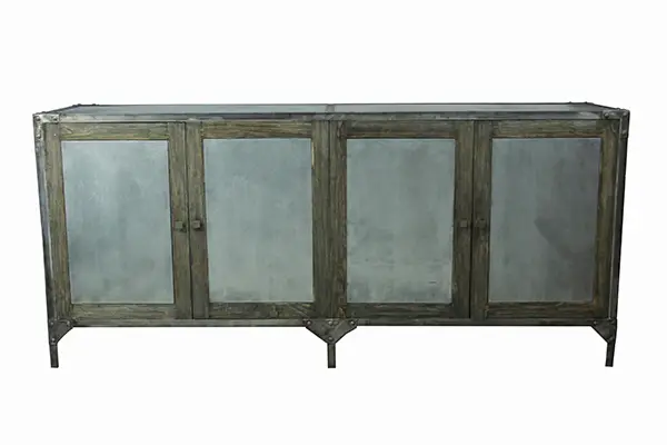 Aparador industrial old grey