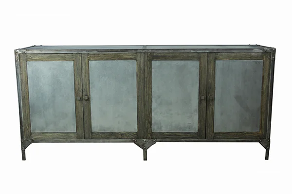 Aparador industrial old grey