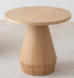 Mesa auxiliar madera de fresno natural