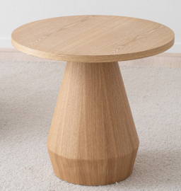 Mesa auxiliar madera de fresno natural 