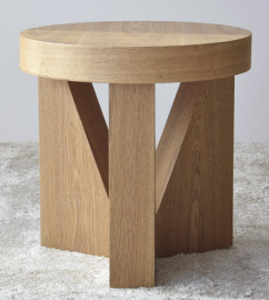 Mesa auxiliar madera de fresno natural Mocca