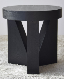 Mesa auxiliar madera de fresno negro Mocca