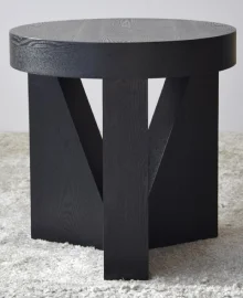 Mesa auxiliar madera de fresno negro Mocca