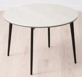 Mesa auxiliar cerámico gris mate metal