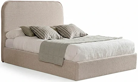 Cama con canapé tapizada Avalos
