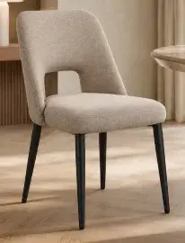 Silla acero y tapizado nube Aria