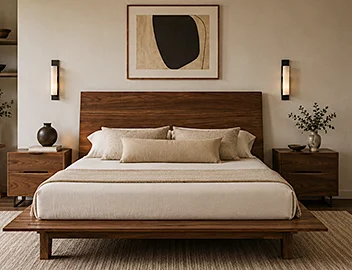 Cama para colchón de 160x200 Sottiletto by Horm Cama para colchón de 160x200 Sottiletto by Horm