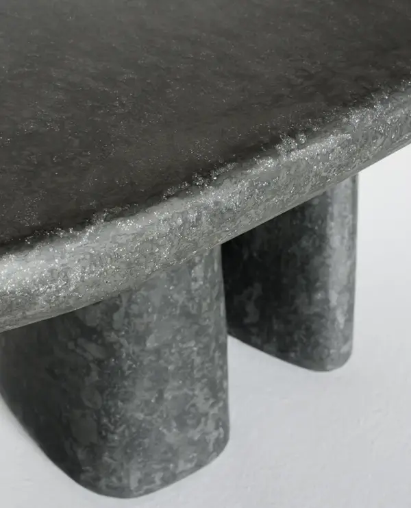 Mesa de comedor microcemento Dolmen