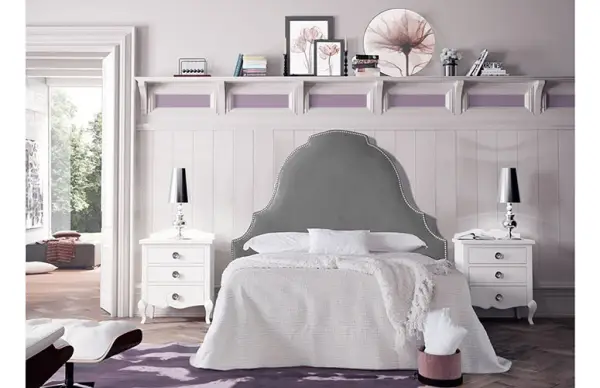 Cabecero vintage tapizado Chantilly