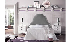 Cabecero vintage tapizado Chantilly