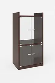 Mueble equipo de música nogal