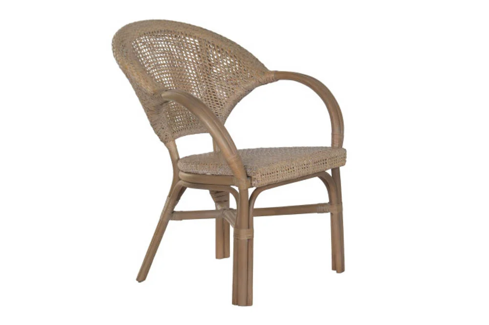 Silla de Ratán Dalia con Reposabrazos