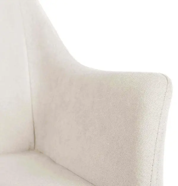 Sillón tapizado beige Vera