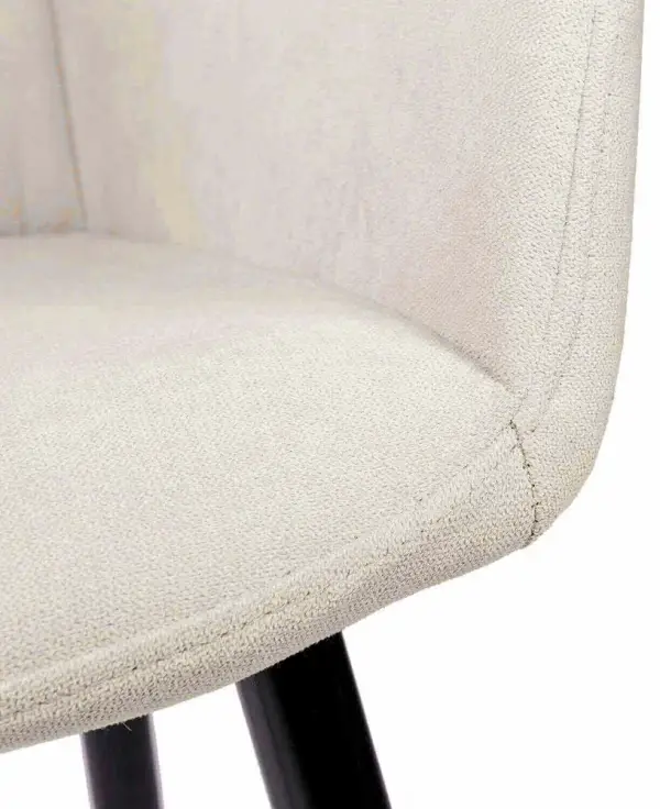 Sillón tapizado beige Vera