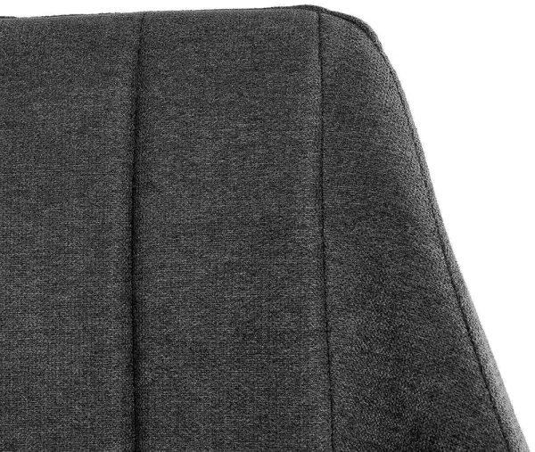 Sillón tapizado gris oscuro Vera