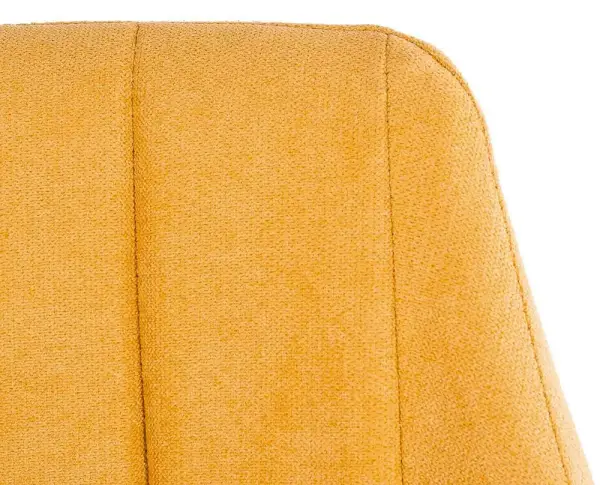 Sillón tapizado mostaza Vera