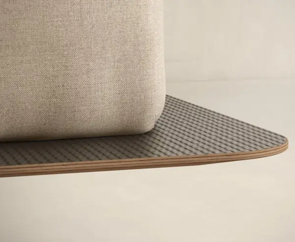 Base de cama JUD en abedul y estructura metálica