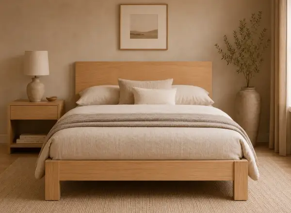 Cama nórdica roble natural Misti