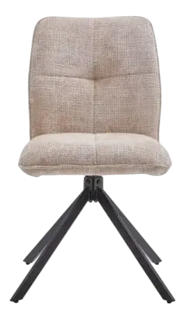 Silla giratoria Gala color beige