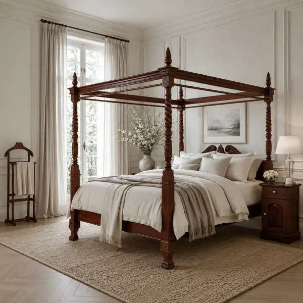 Cama clasica Reina Keen Replicas