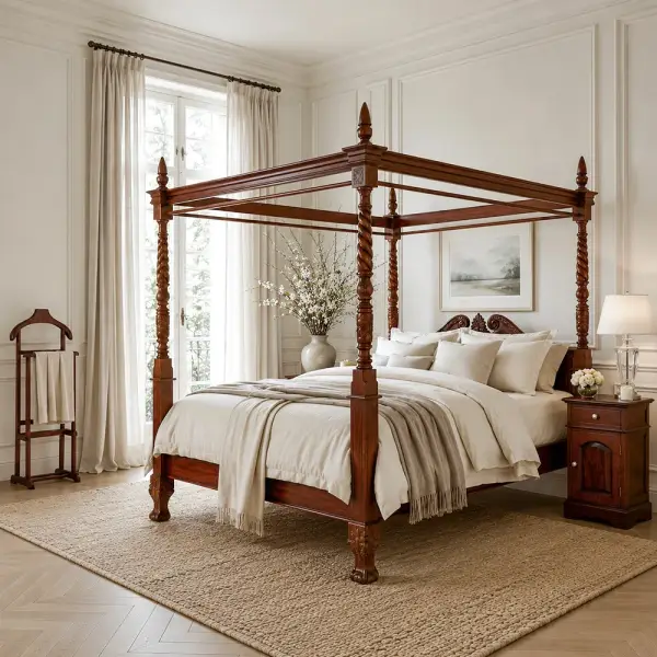 Dormitorio Clasico Reina Ana Keen Replicas