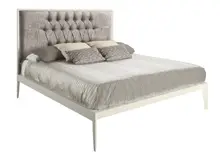 Cama tapizada de diseño Silky