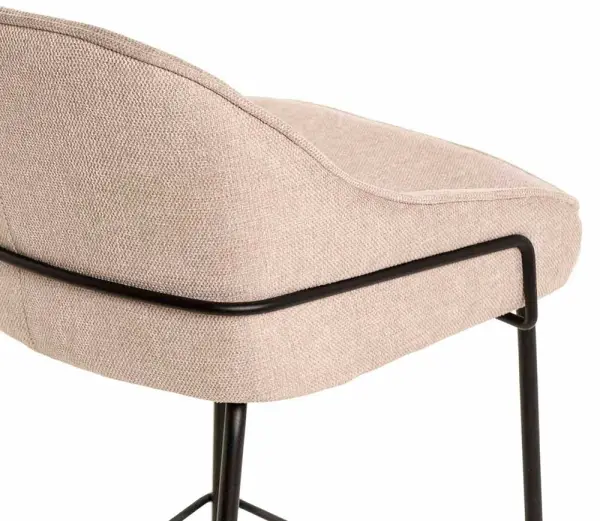 Taburete para barra de cocina beige Nyra