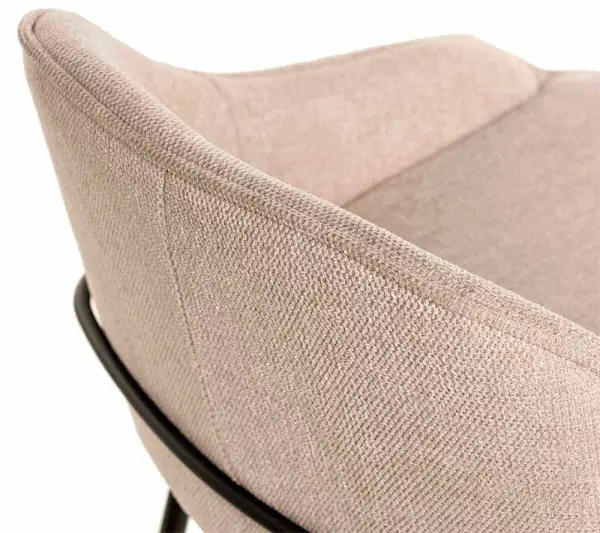 Taburete para barra de cocina beige Nyra