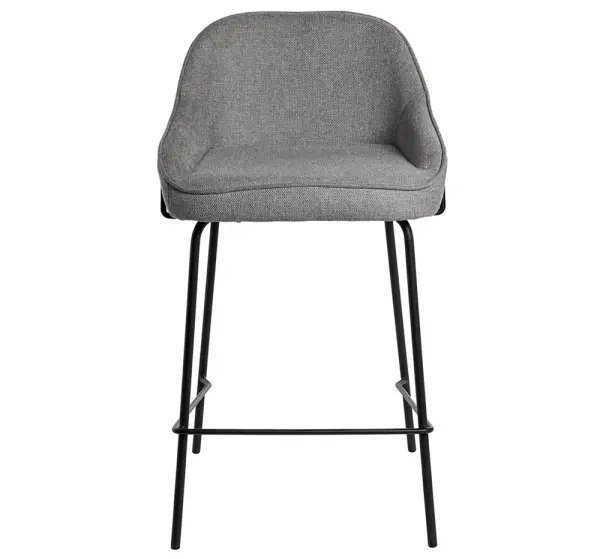 Taburete para barra de cocina gris oscuro Nyra