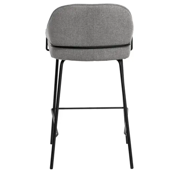 Taburete para barra de cocina gris oscuro Nyra